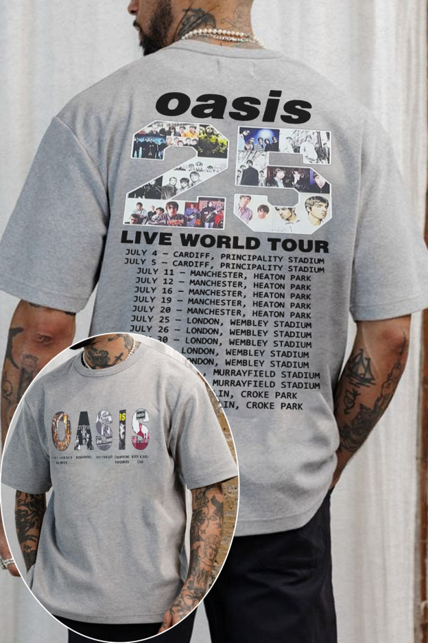 Oasis Live World Tour 2025 T-Shirt