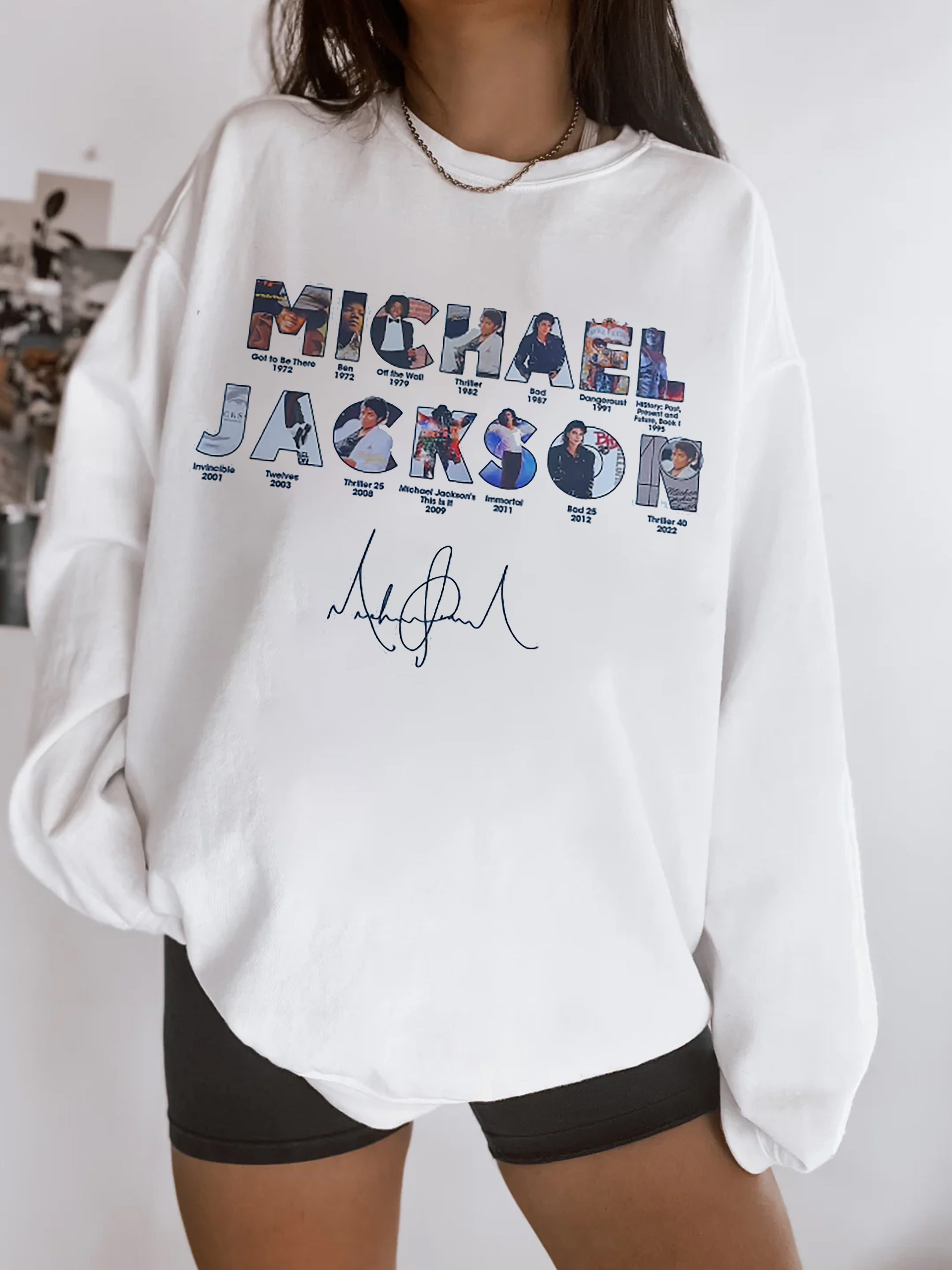Michael Jackson Albums New Design Sweatshirt For Women
