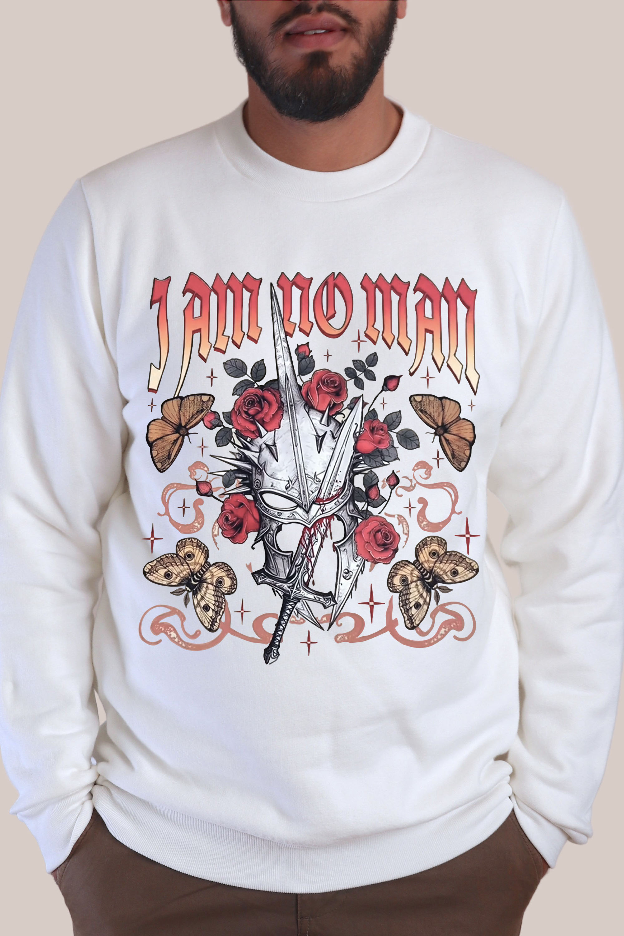 I Am No Man Fantasy Sweatshirt For Men