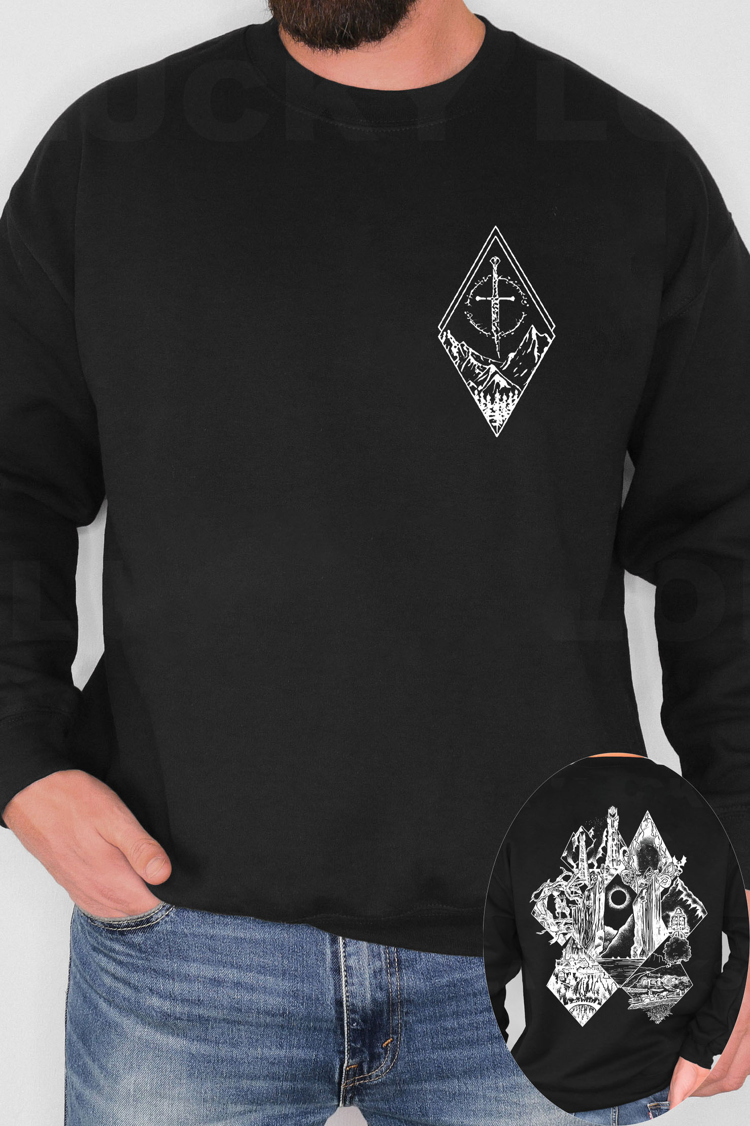 Middle Earth Lotr Sweatshirt For Men