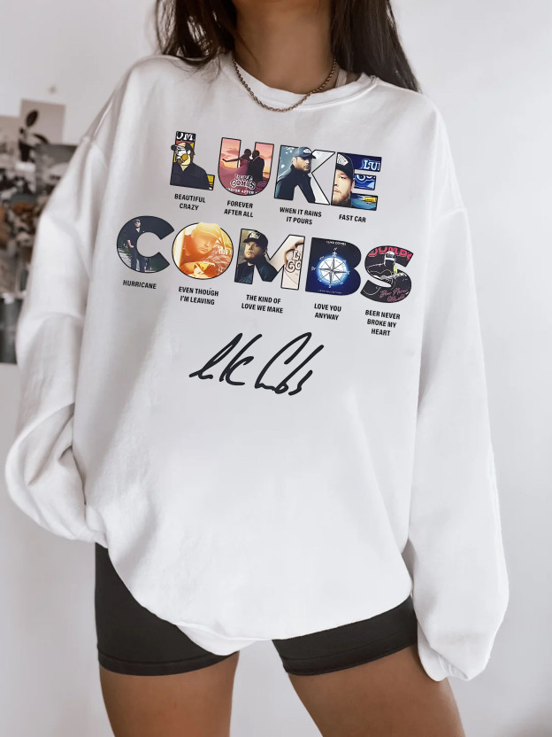 Luke Combs Women Long-Sleeved Sweatshirt