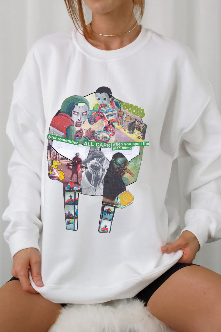 MF DOOM Collage Mask Print– Sweatshirts