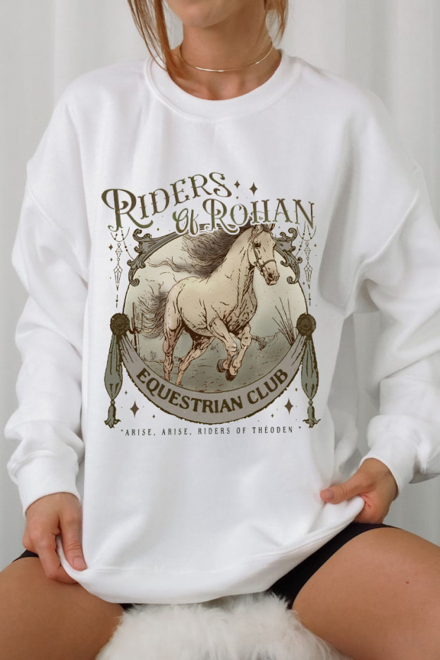 Riders Of Rohan Equestrian Club Sweatshirt For Women