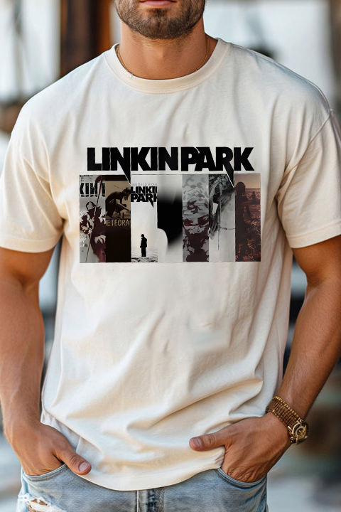 L P Album Art T-Shirt -Men