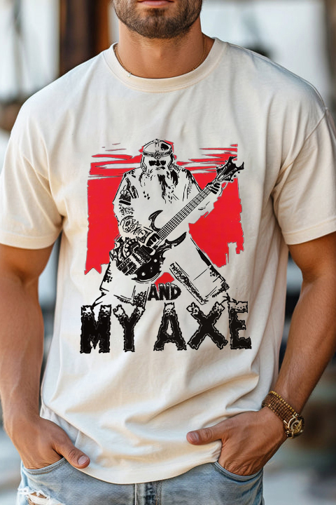 Gimli And My Axe Lord Of The Rings Vintage MEN T-Shirt
