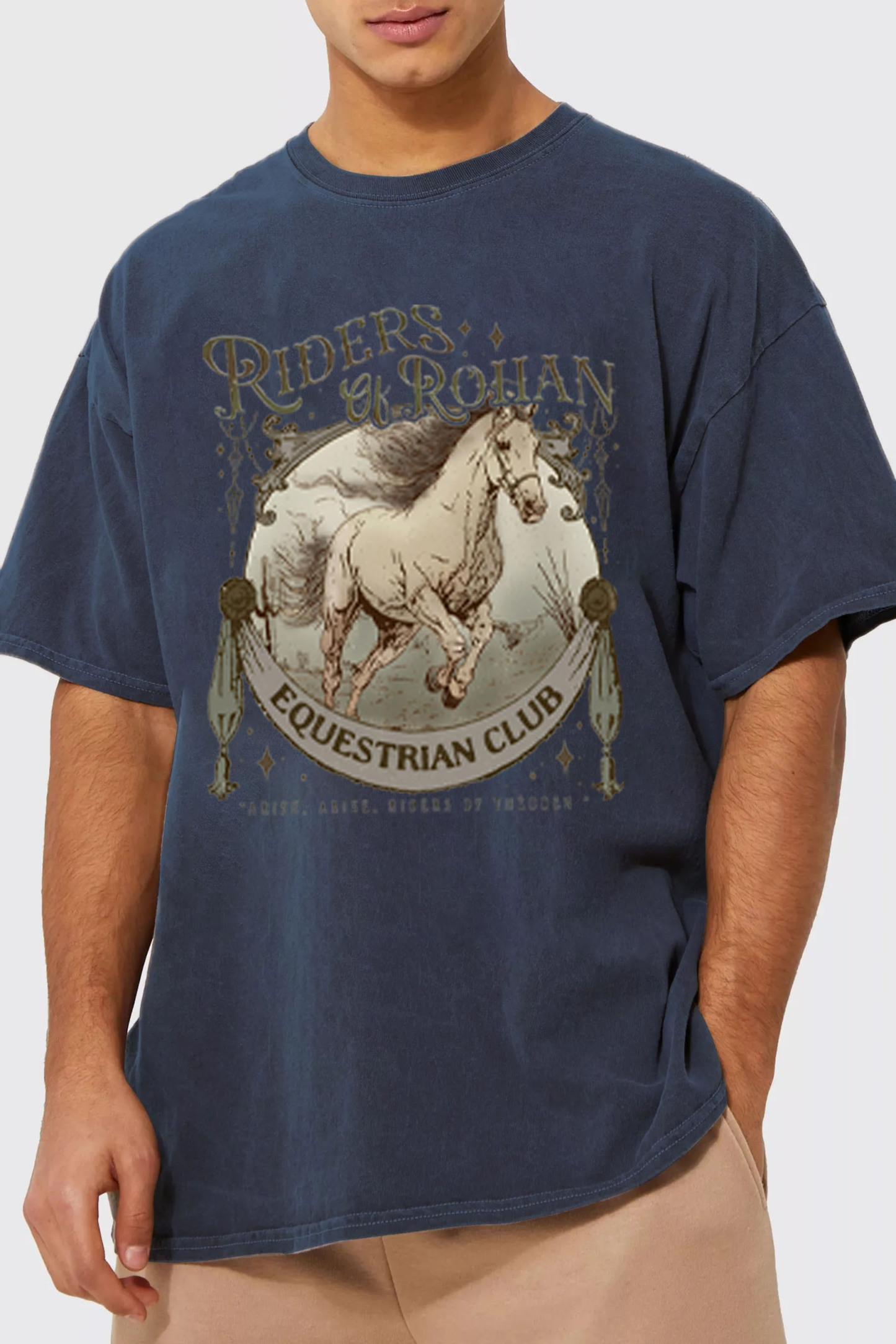 Riders Of Rohan Equestrian Club Tee For Men