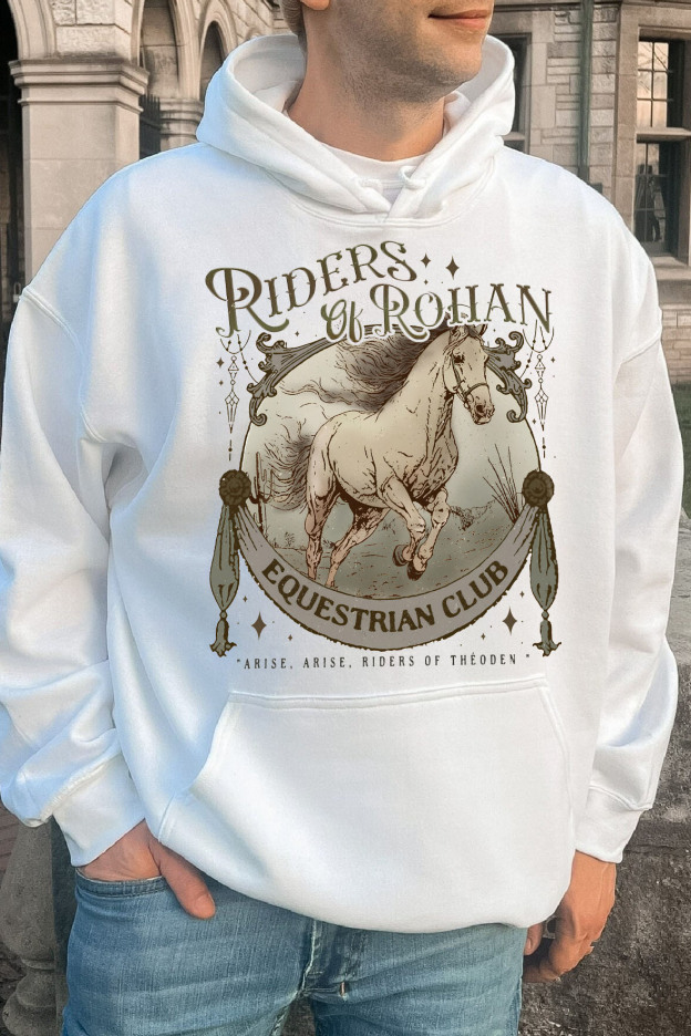 Riders Of Rohan Equestrian Club Hoodie For Men