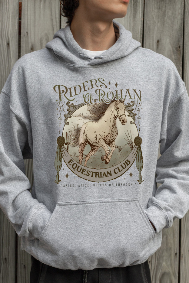 Riders Of Rohan Equestrian Club Hoodie For Men