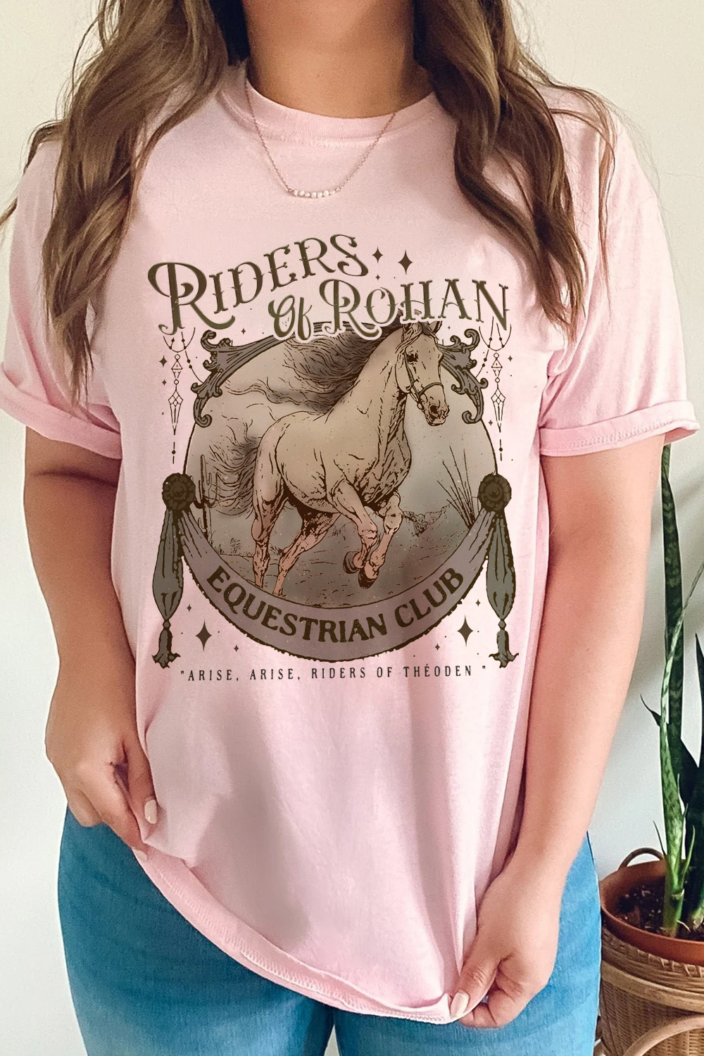Riders Of Rohan Equestrian Club Tee For Women