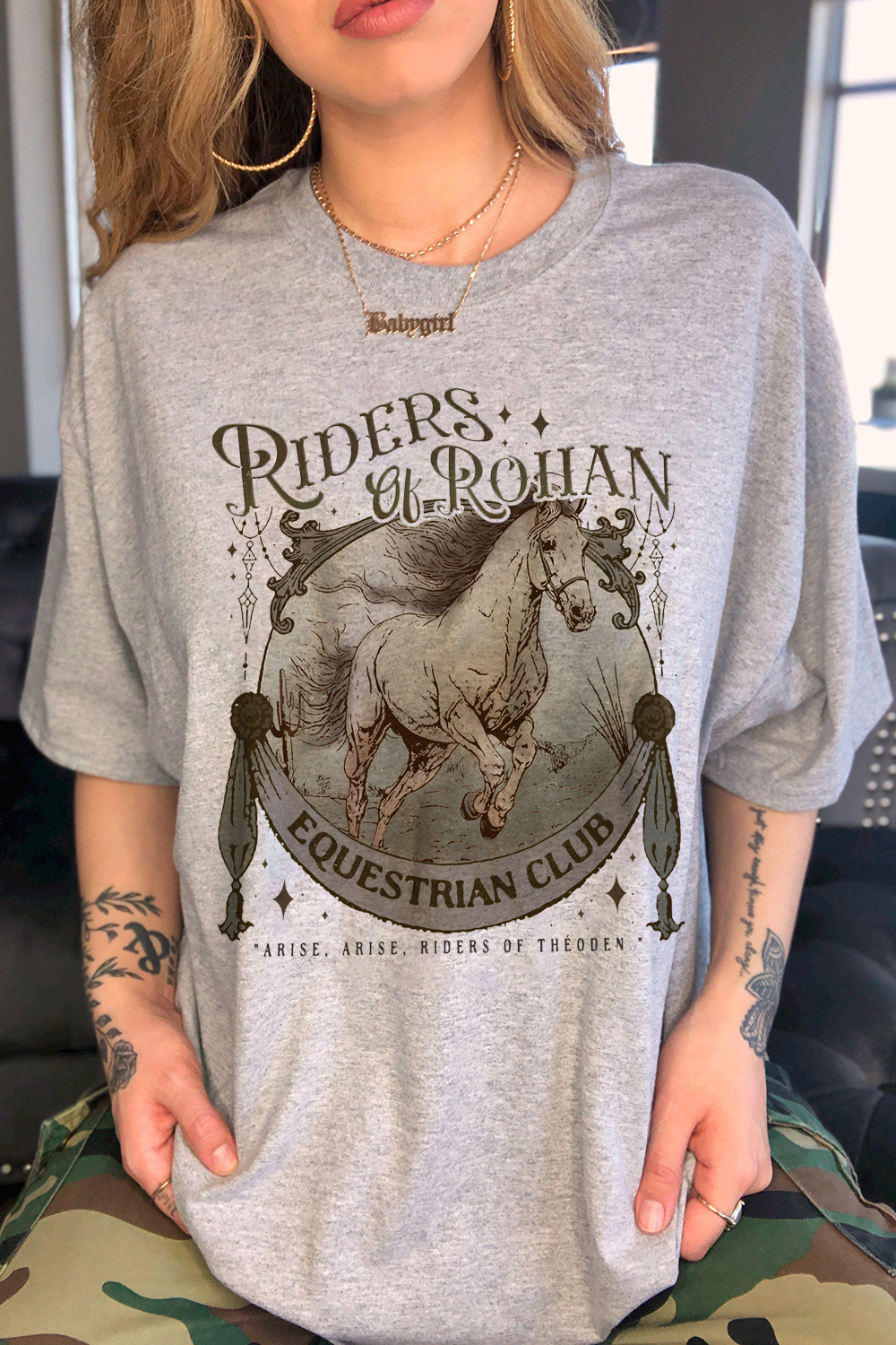 Riders Of Rohan Equestrian Club Tee For Women