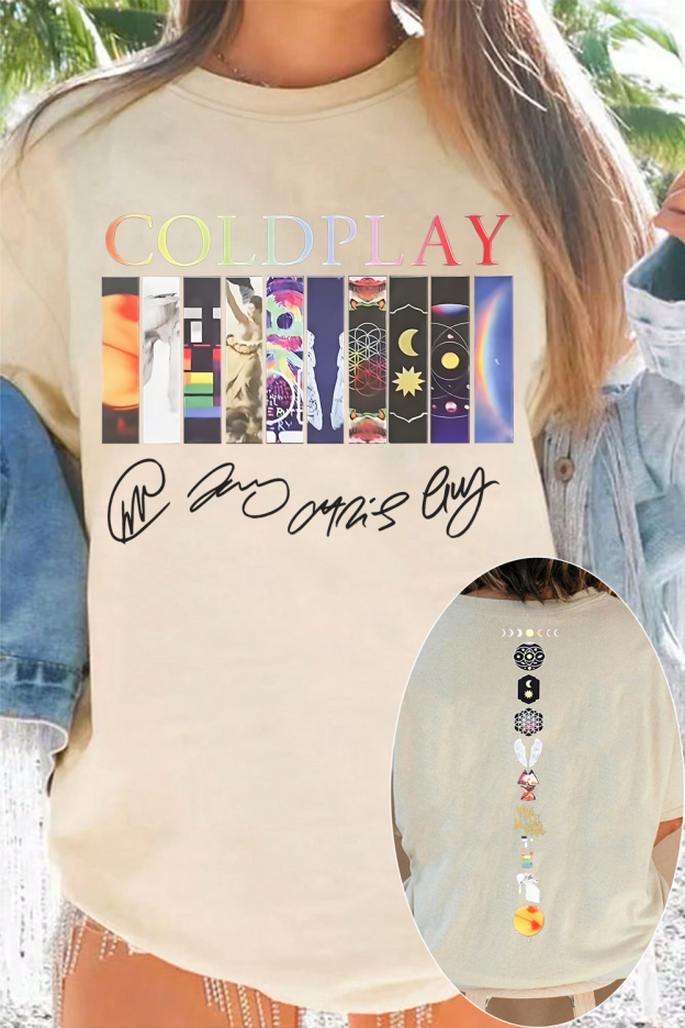 coldplay women T-shirt