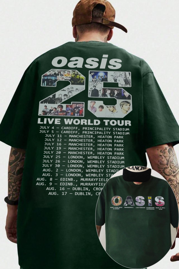 Oasis Live World Tour 2025 T-Shirt