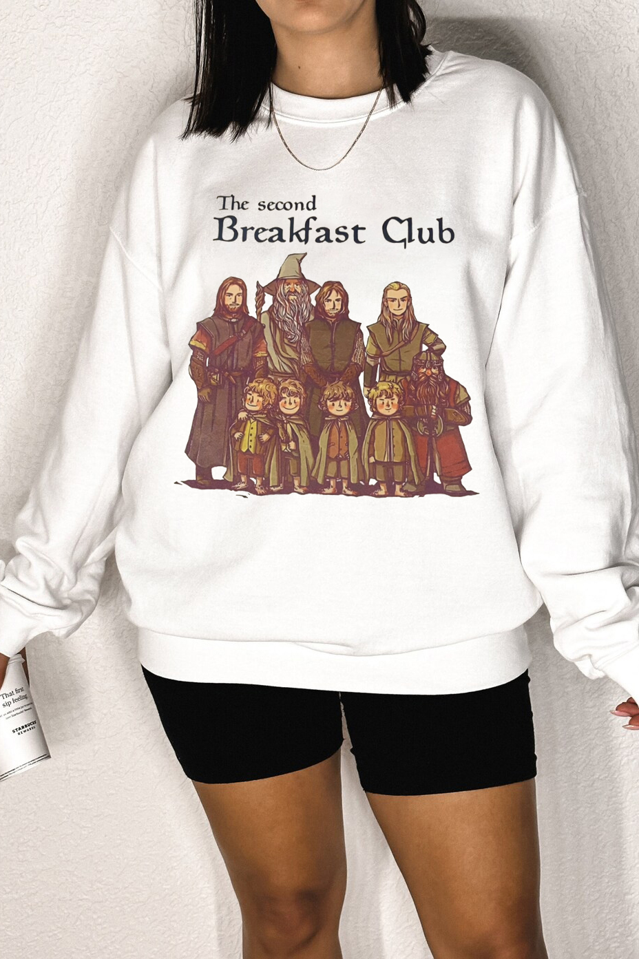 Lord of the Rings cartoon casual women printed sweatshirt