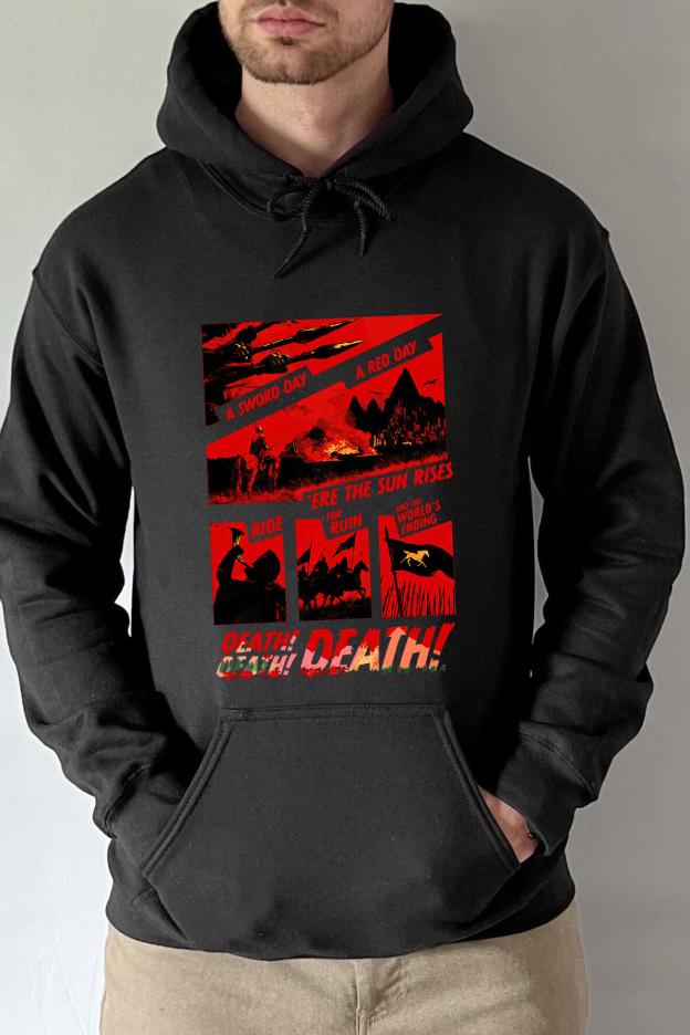 Lord of the Rings-Cycling Print Men Hoodie