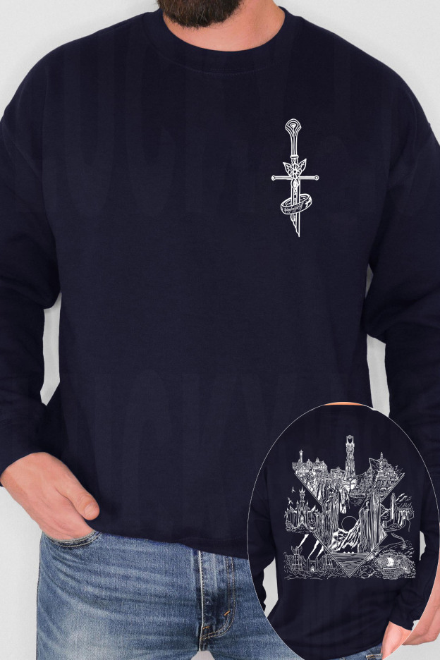 LOTR Middle Earth Inspired Sweatshirt For Men