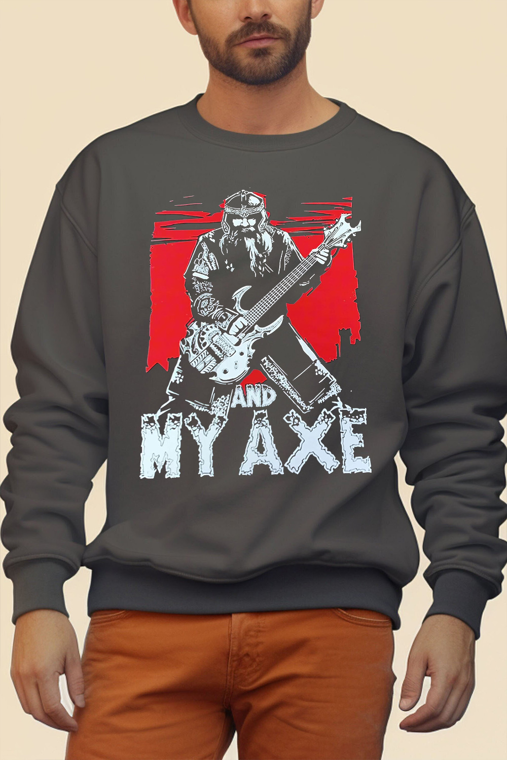 Gimli And My Axe Lord Of The Rings Vintage MEN Sweatshirts