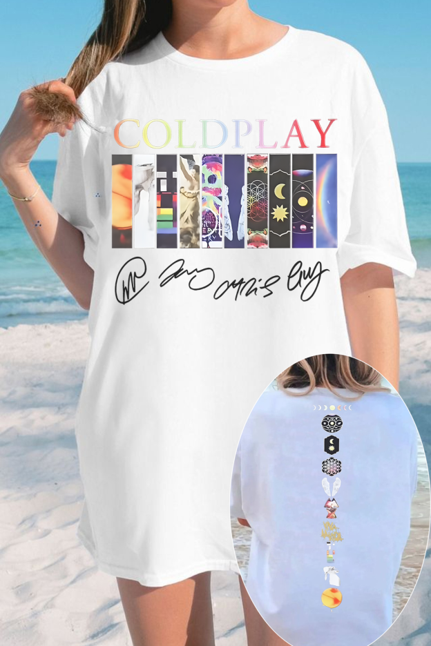 coldplay women T-shirt