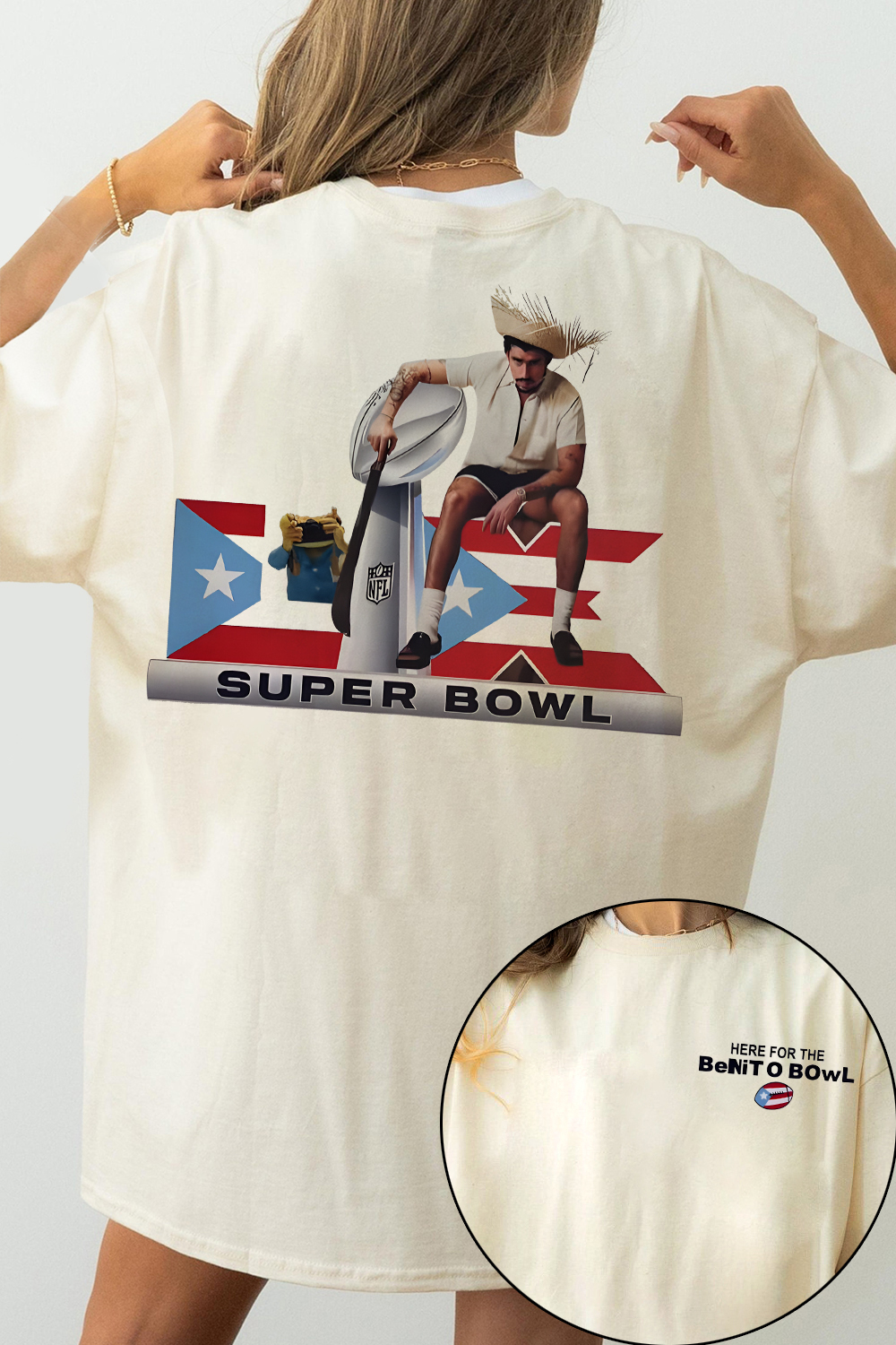 Bad Bunny Benito Bowl Shirt For Women