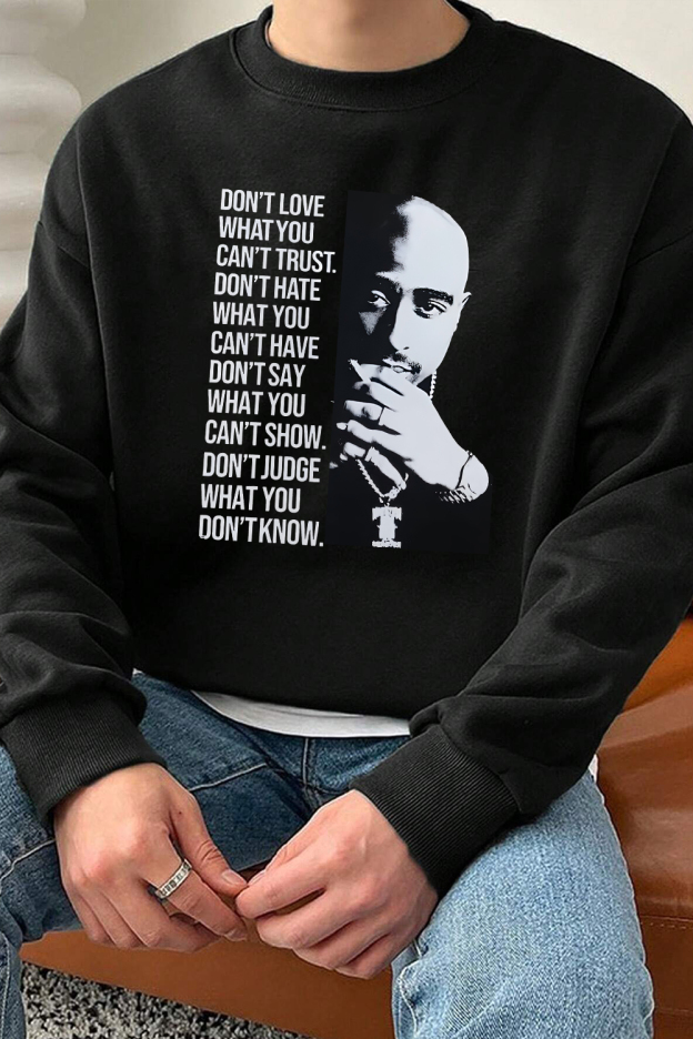 Tupac Portrait Tee For Men