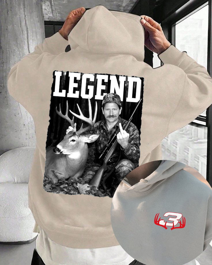 Dale Earnhardt With Deer Hoodie