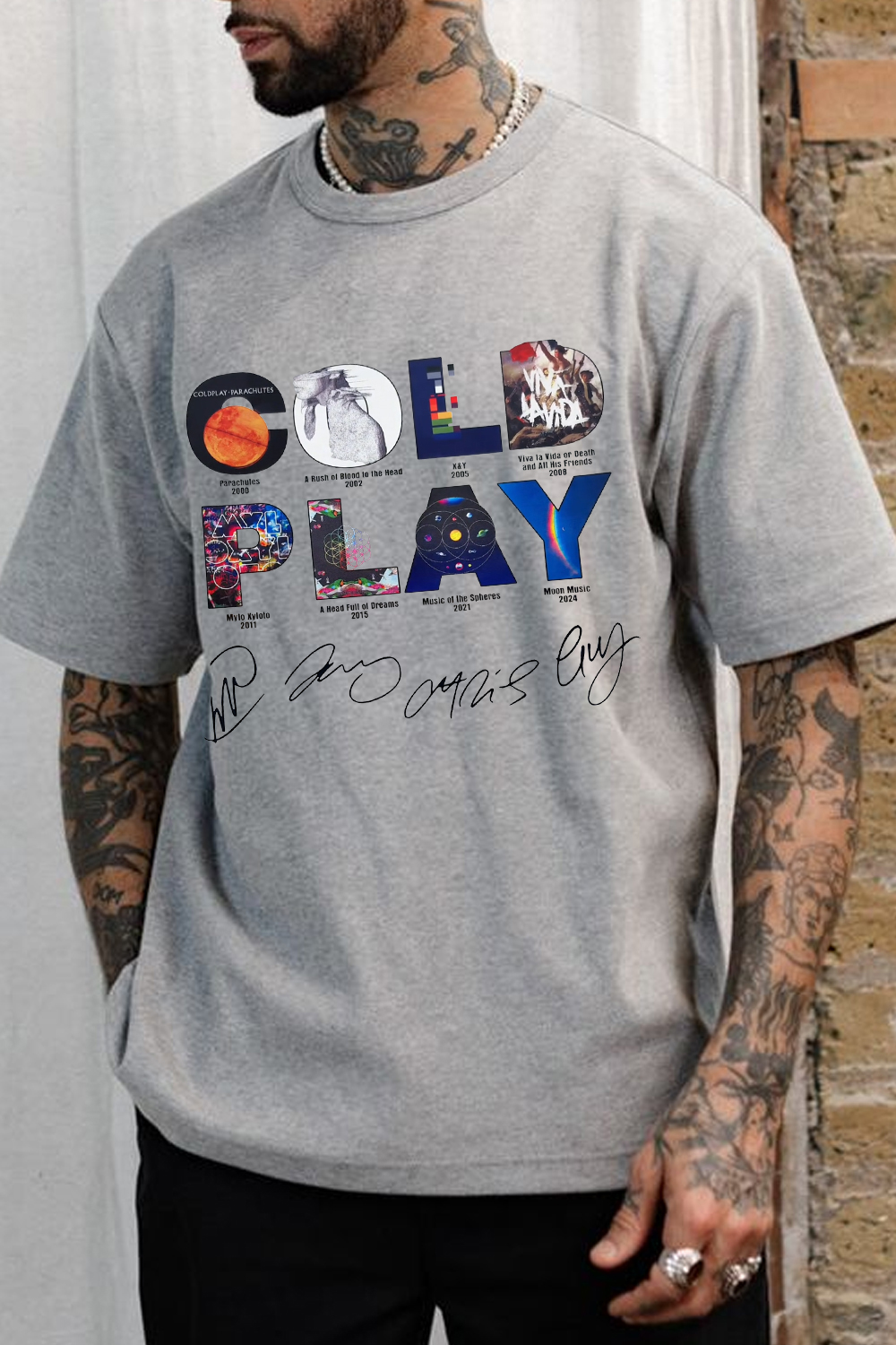 Coldplay shirt For men