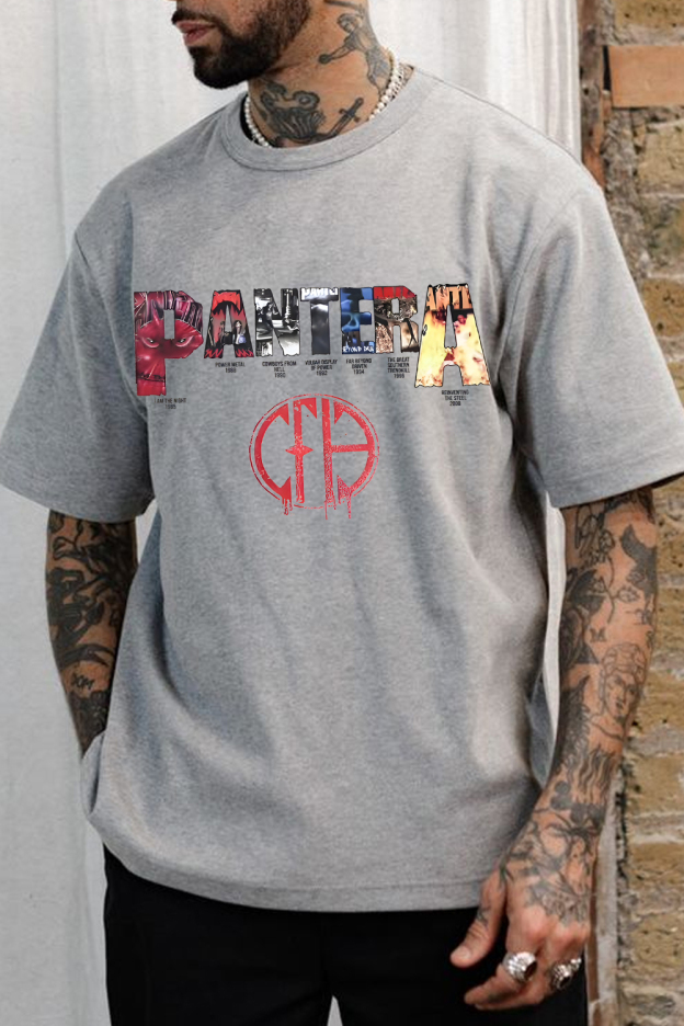 pantera short sleeve men t-shirt