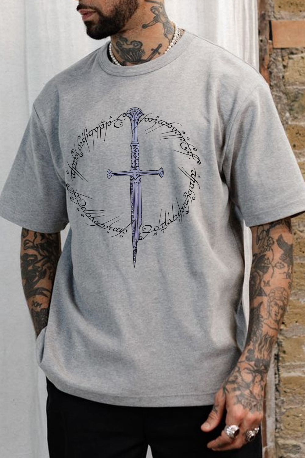 Narsil Lord Of The Rings Tee For men