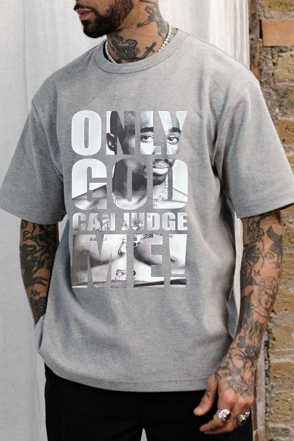 Only God Can Judge Me 2 PAC king T-shirt
