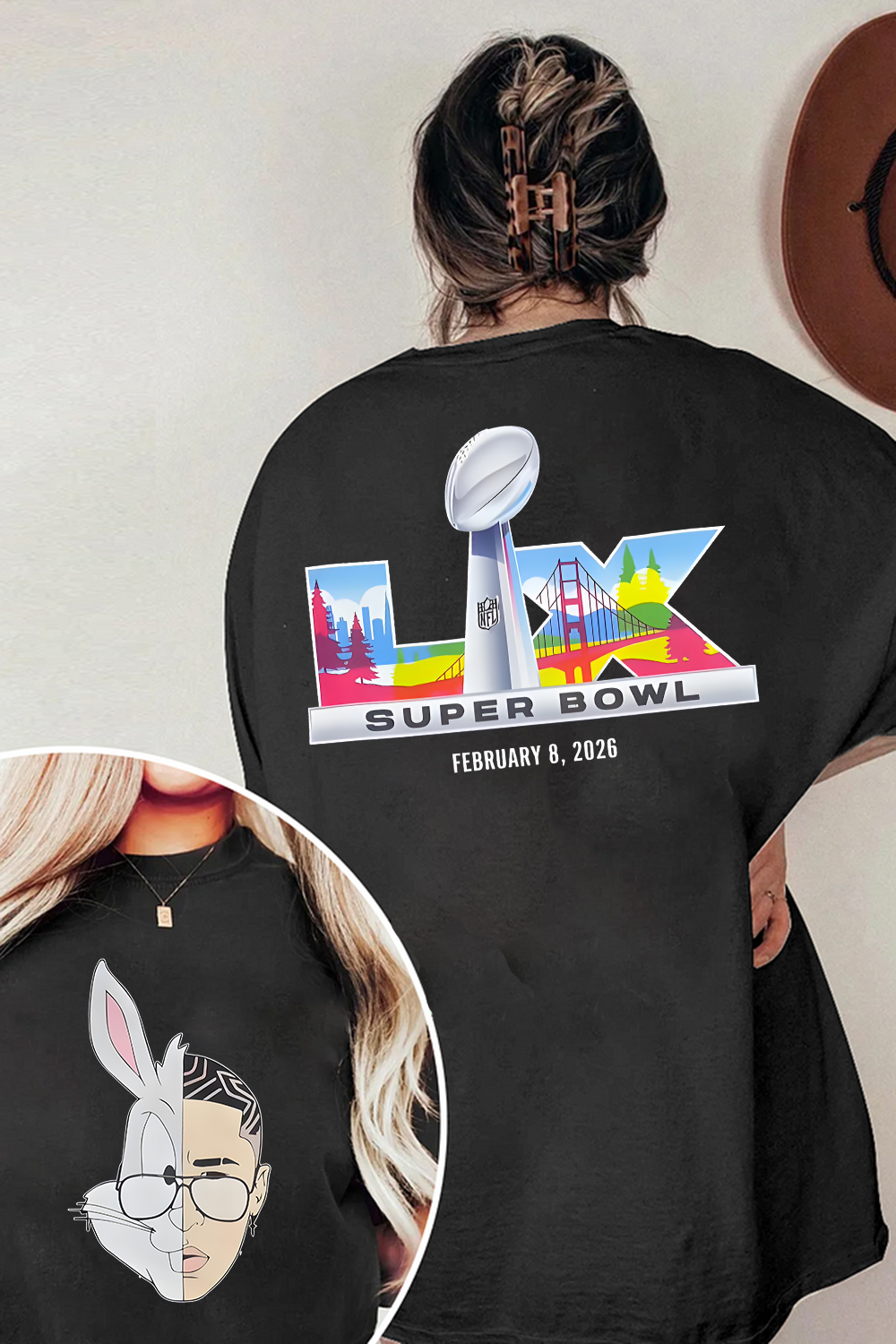 Super Bowl Lx 2026 Tee Bay Area Feb Bad Bunny Shirt