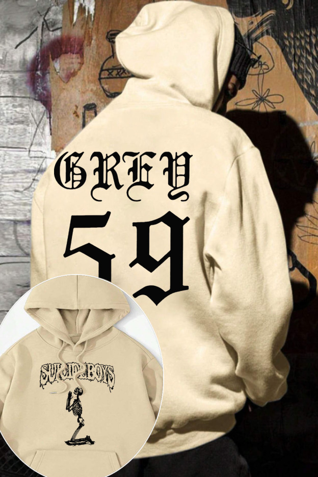 uicideboys59 2-side printed personalized men's hoodie
