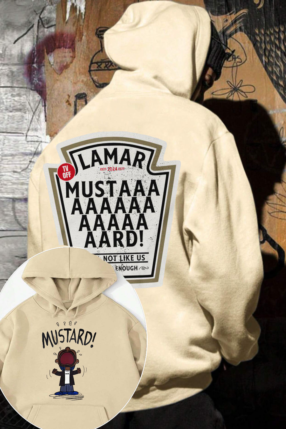 Kendrick Lamar GNX Mustard 2 Sides Tee For Men