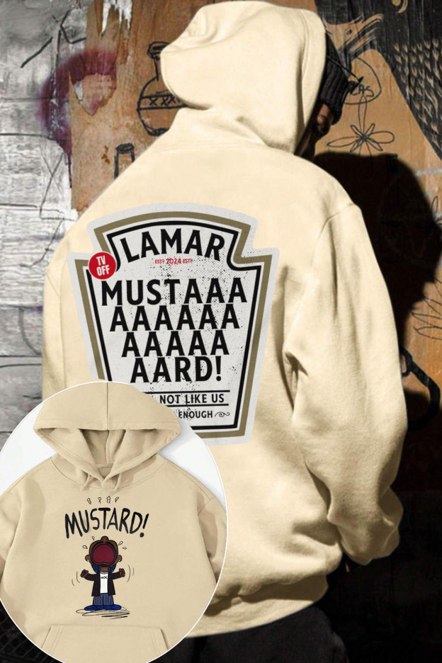 Kendrick Lamar GNX Mustard 2 Sides Tee For Men