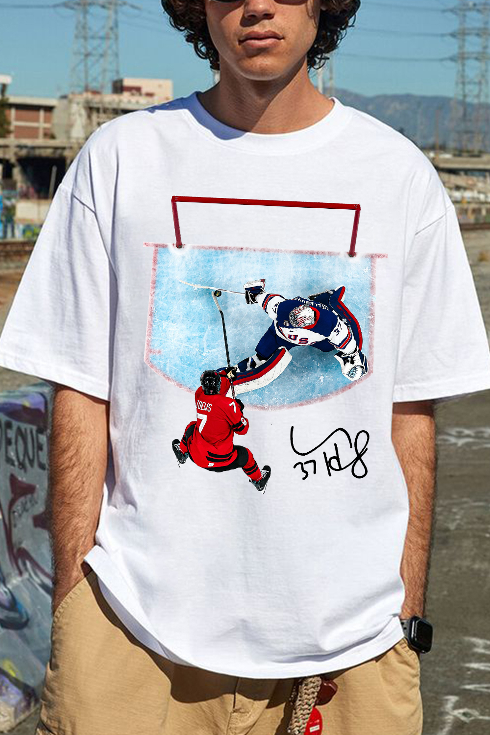 Connor Hellebuyck Tee
