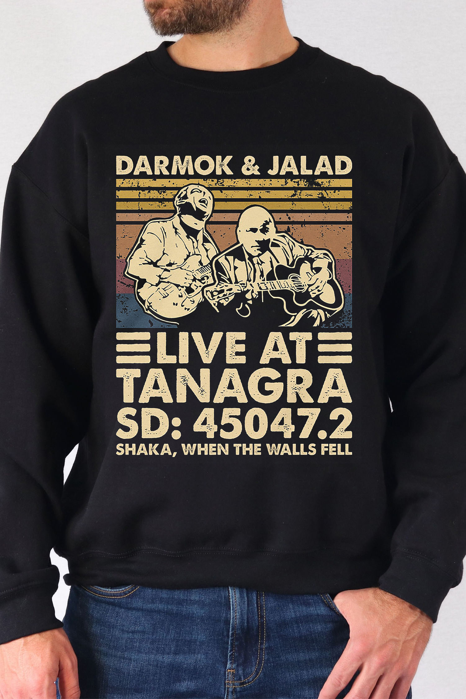 Darmok And Jalad At Tanagra September 1991 Vintage Retro mEN sweatshirt