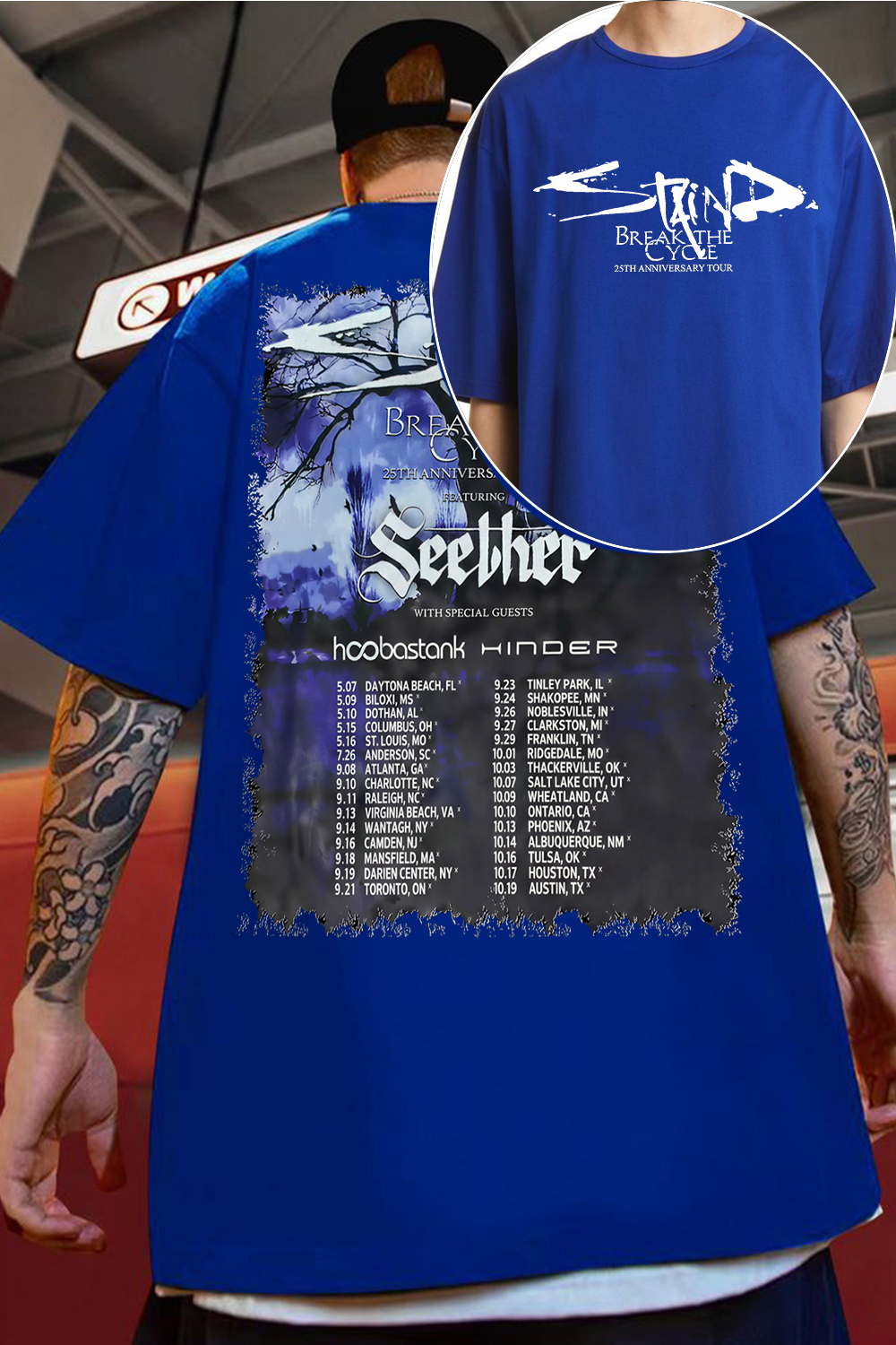 Staind Band Aaron Lewis Tee