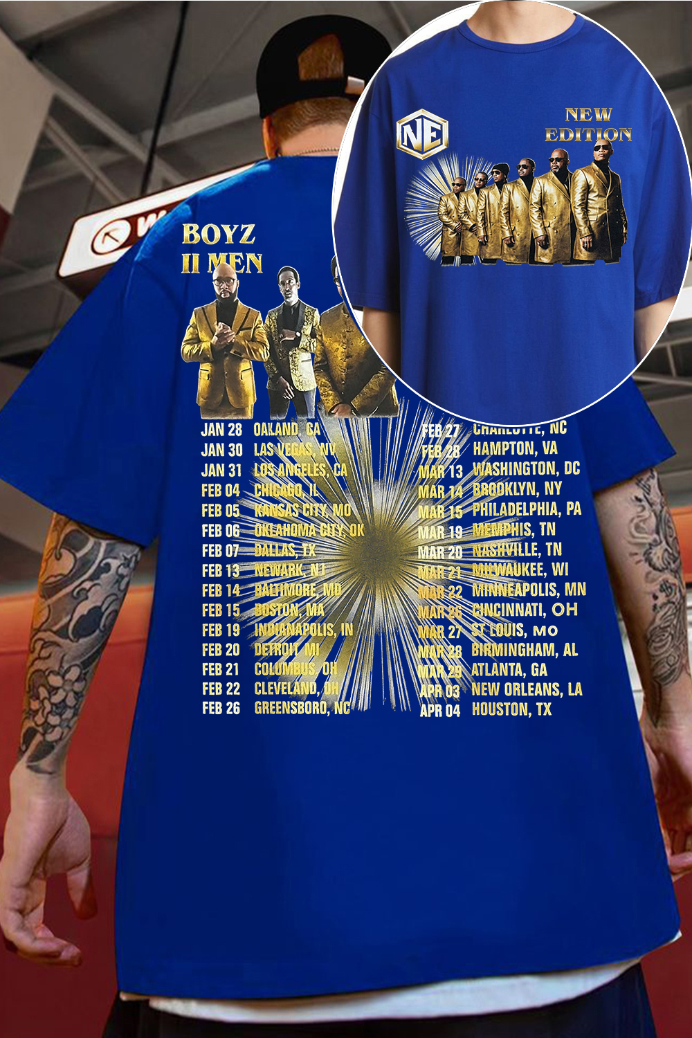 New Edition Way Tour 2026 Tee