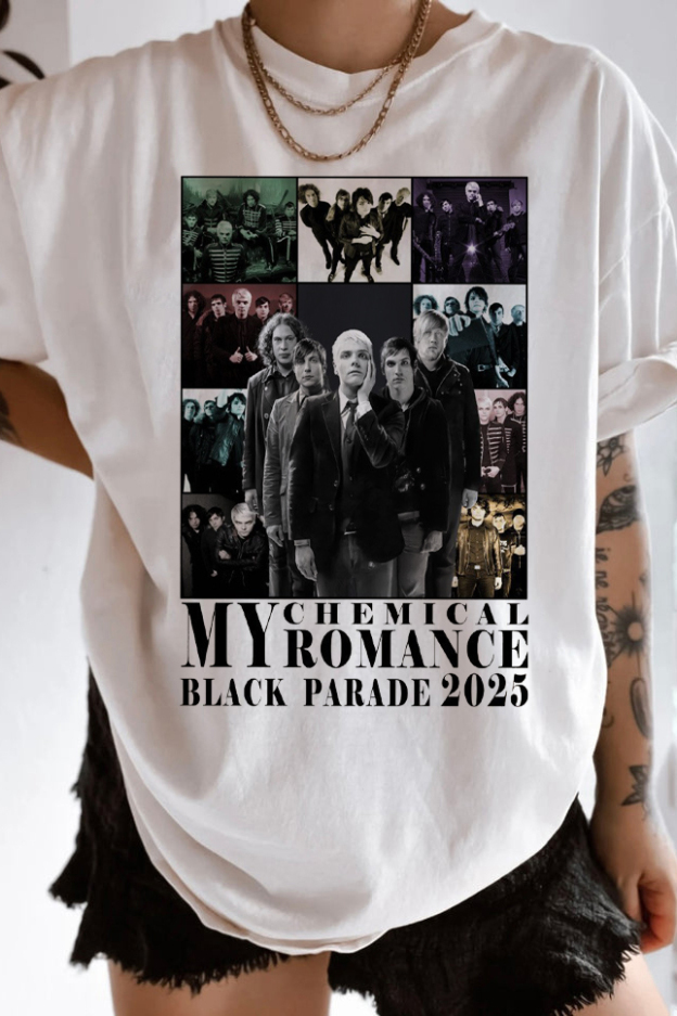 “LONG LIVE THE BLACK PARADE” 2025 tour  MCR shirt For Women
