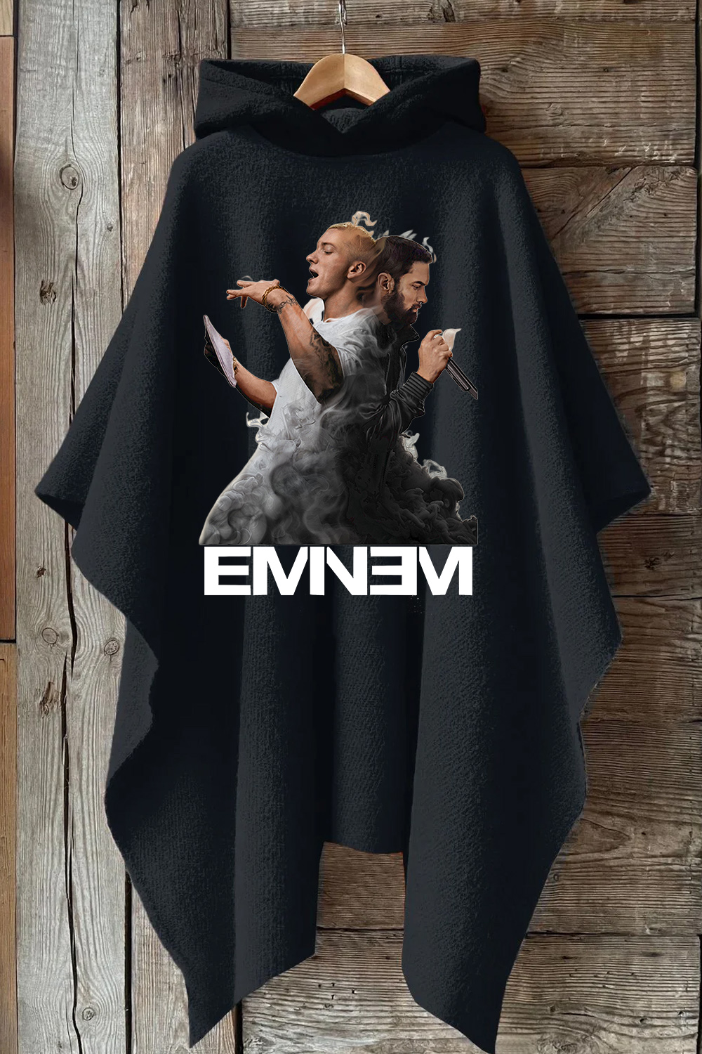 Eminem Hooded Warm Shawl Cape