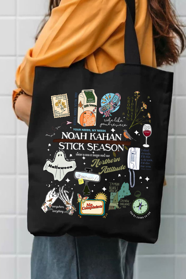 Stick Season Noah Kahan Full Version Tote Bag