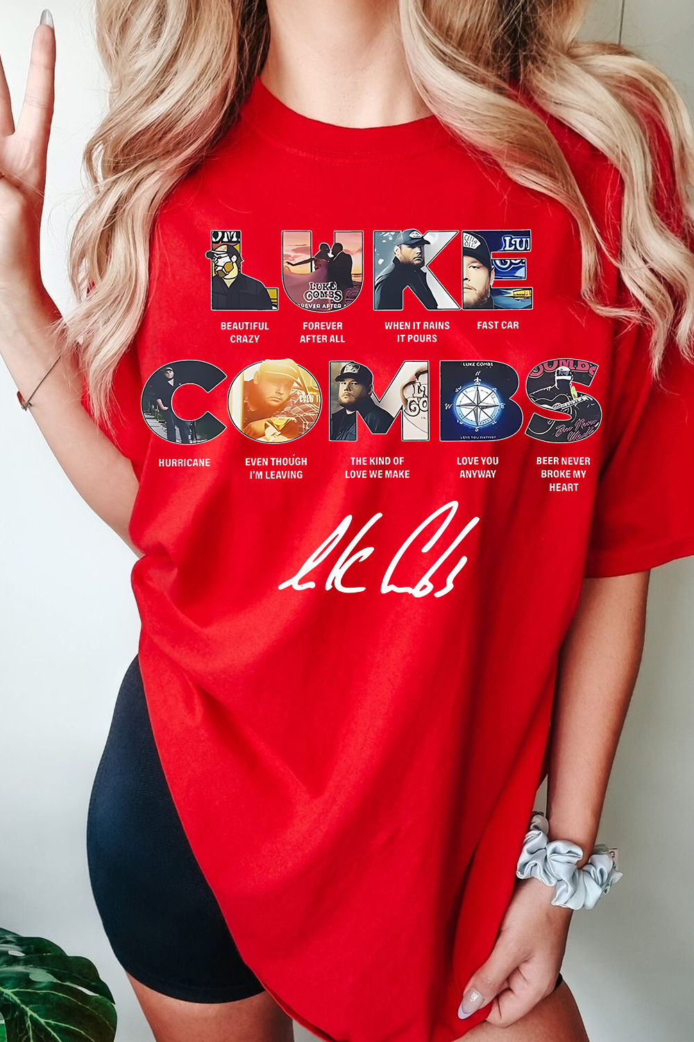 Luke Combs Tee  For Women