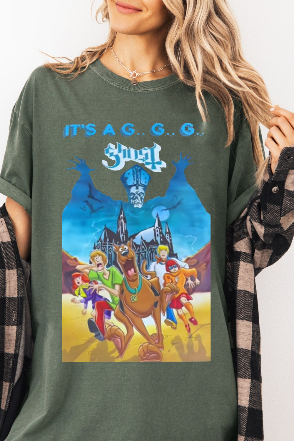 Ghost meets Mystery Incorporated t-shirt
