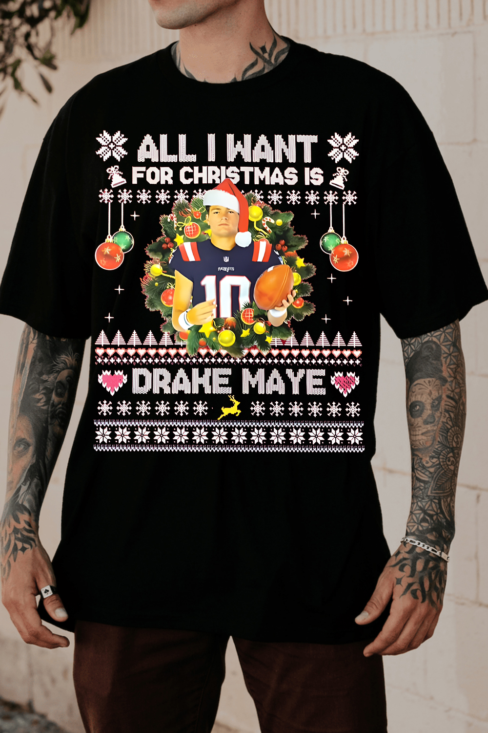 Drake Maye Men Tee