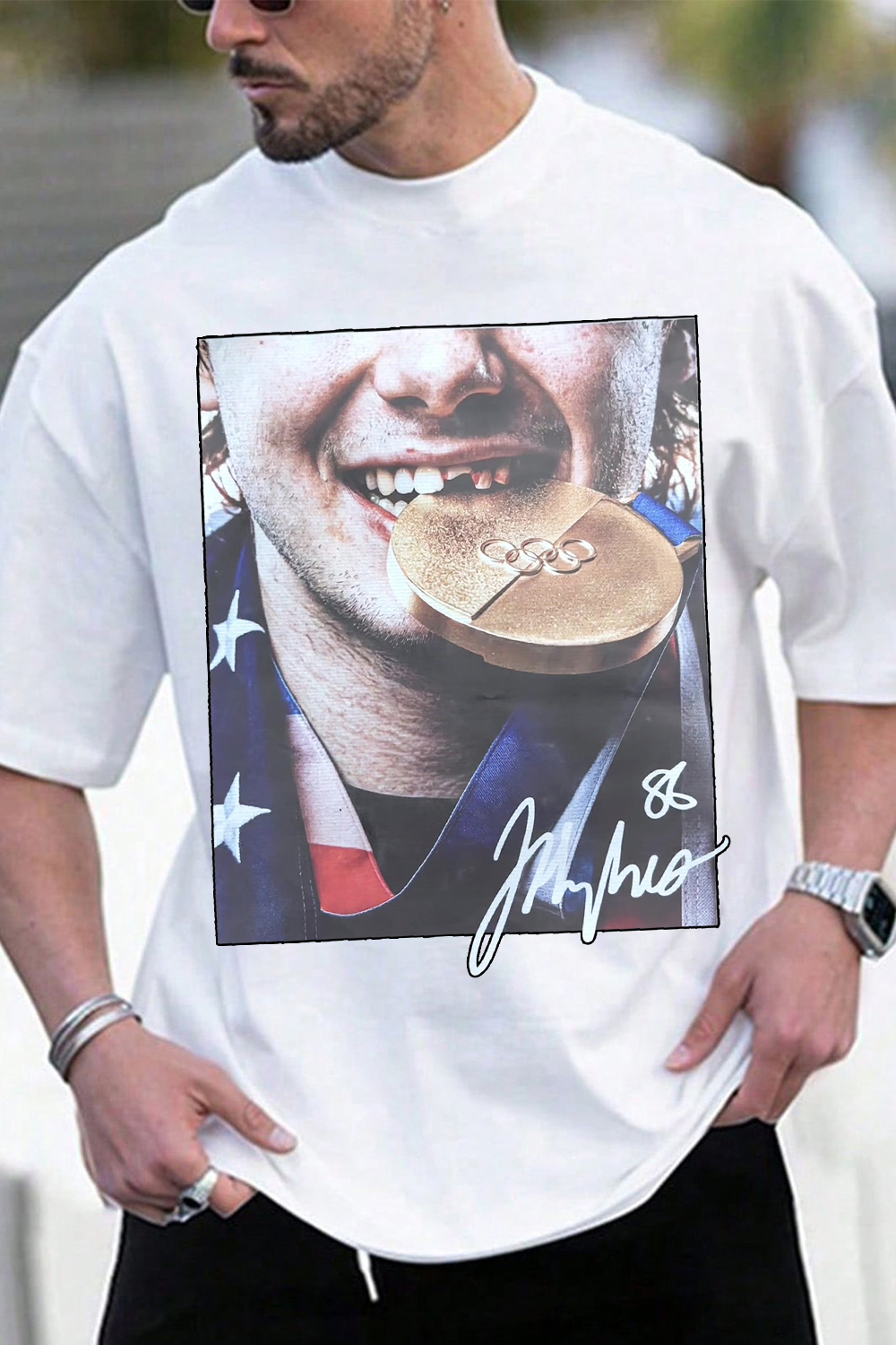 Jack Hughes Golden Gold Shirt For Men