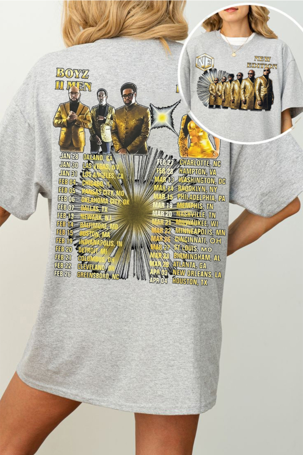 New Edition Way Tour 2026 Tee For Women