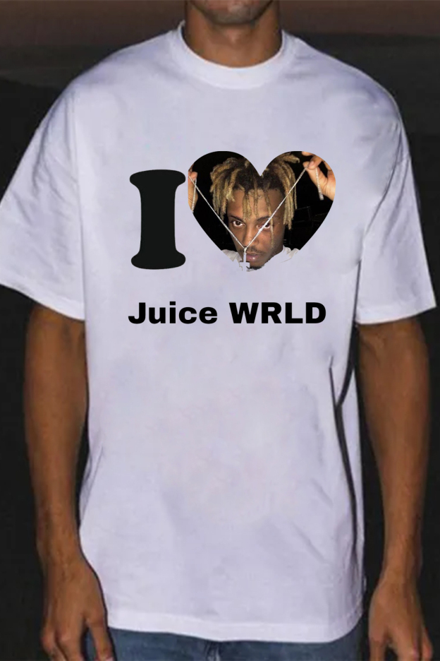 I Love Juice WRLD Printed Short Sleeve Men's T-Shirt