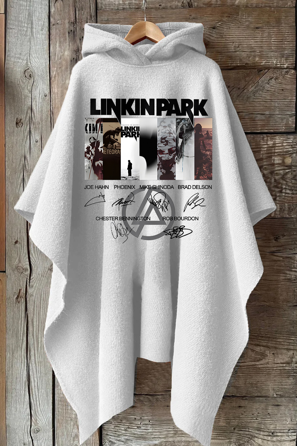 LP Logo Signatures Hooded Warm Shawl Cape