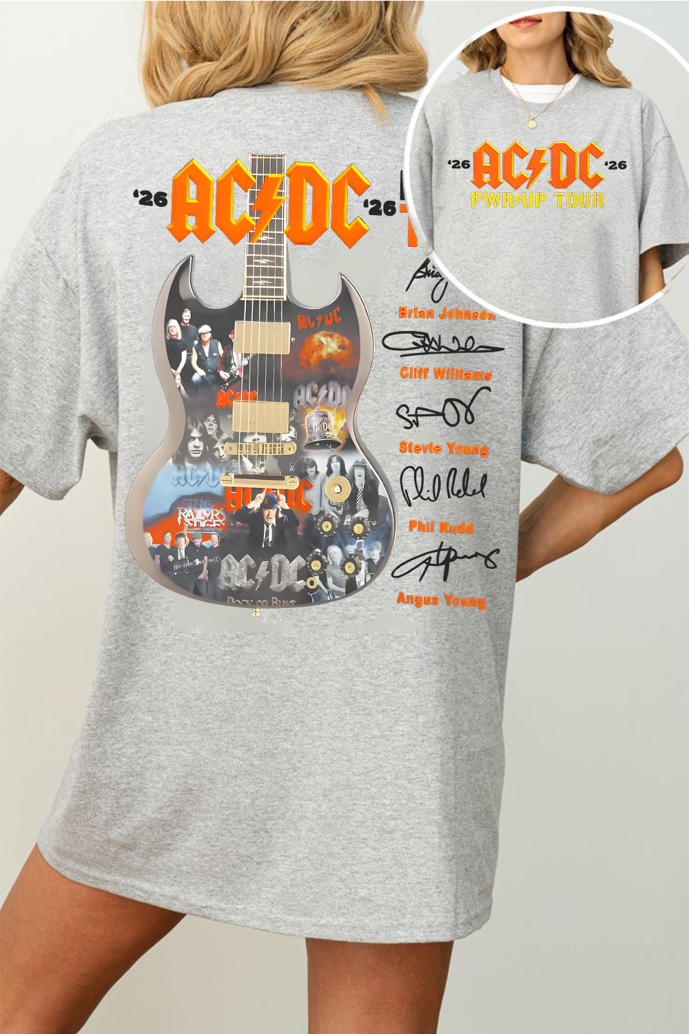 AC/DC 2026 Tour Women's Tee