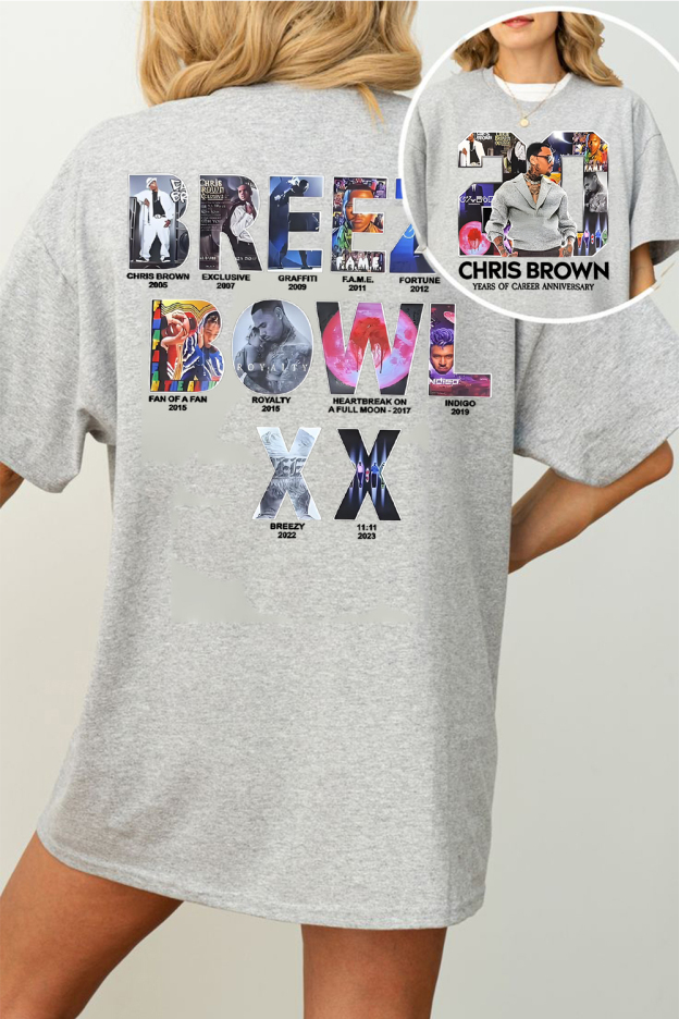 cb 2-side printed Tee For Women