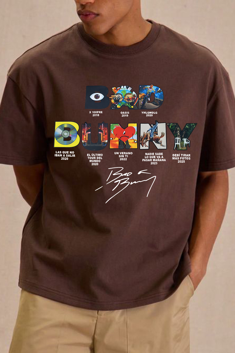 Bad Bunny Concert DTML Album tee For Men