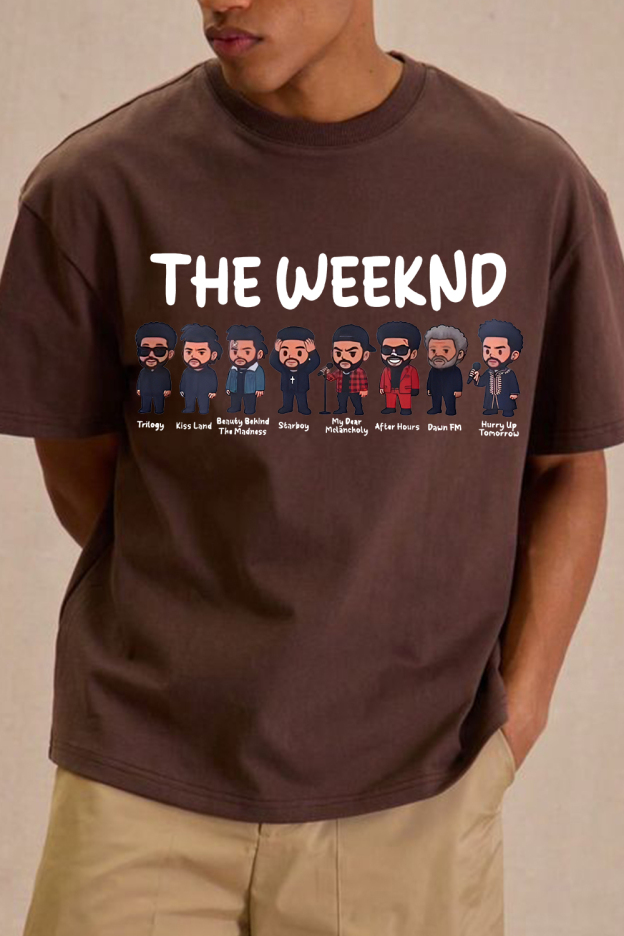 Rock The Weeknd tee and shine brighter